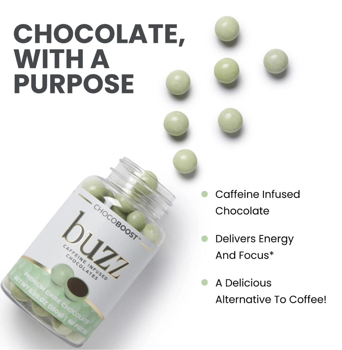 Buzz Caffeine Infused Chocolate